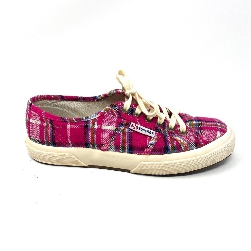 Superga pink 2750 Classic Tweed Vulcanized Sneaker